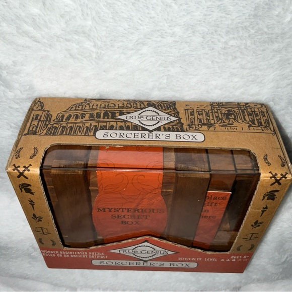 Project Genius Sorcerer's Box Wooden Brainteaser Puzzle BRAND NEW - Picture 8 of 16